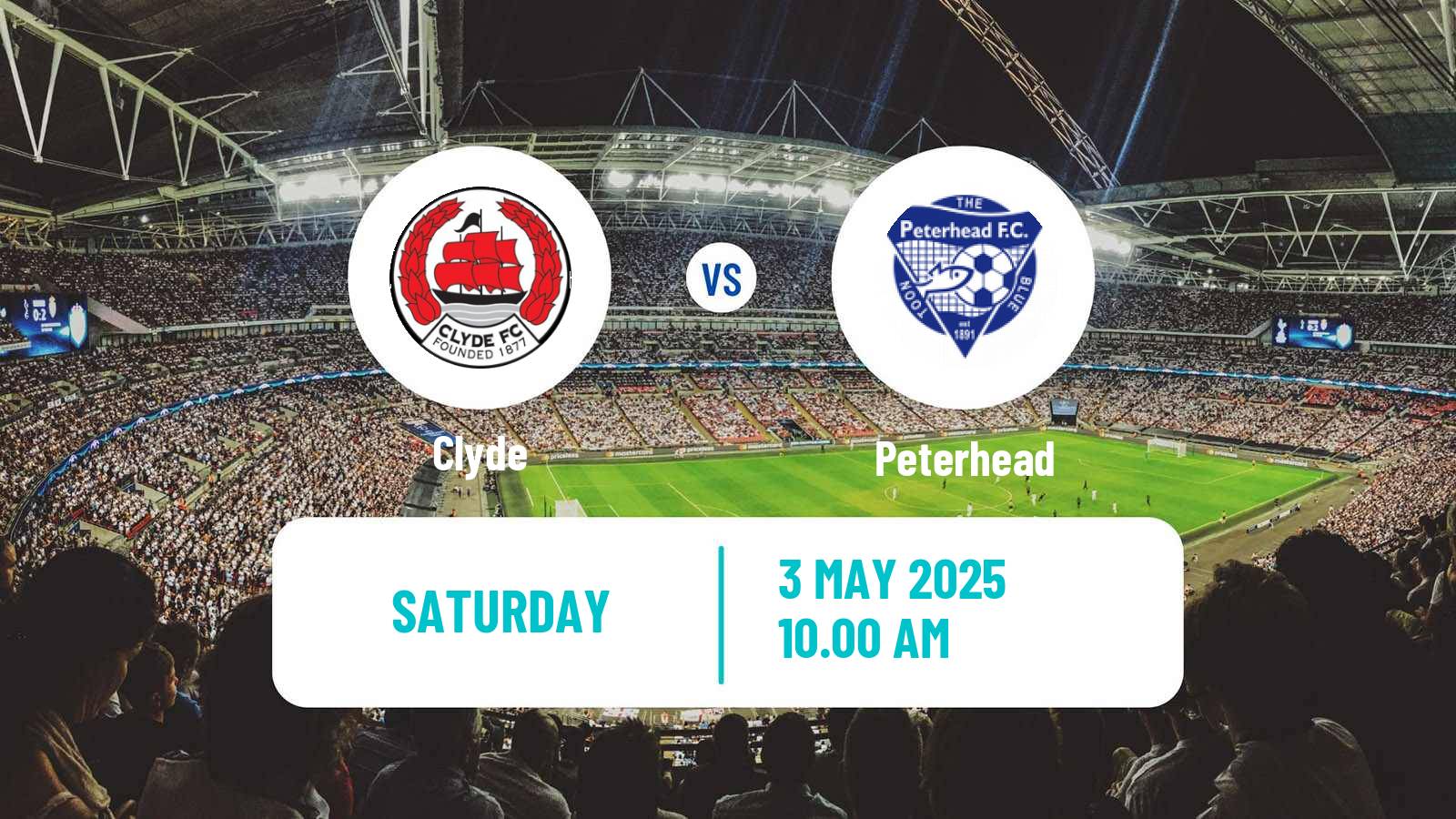 Soccer Scottish League Two Clyde - Peterhead