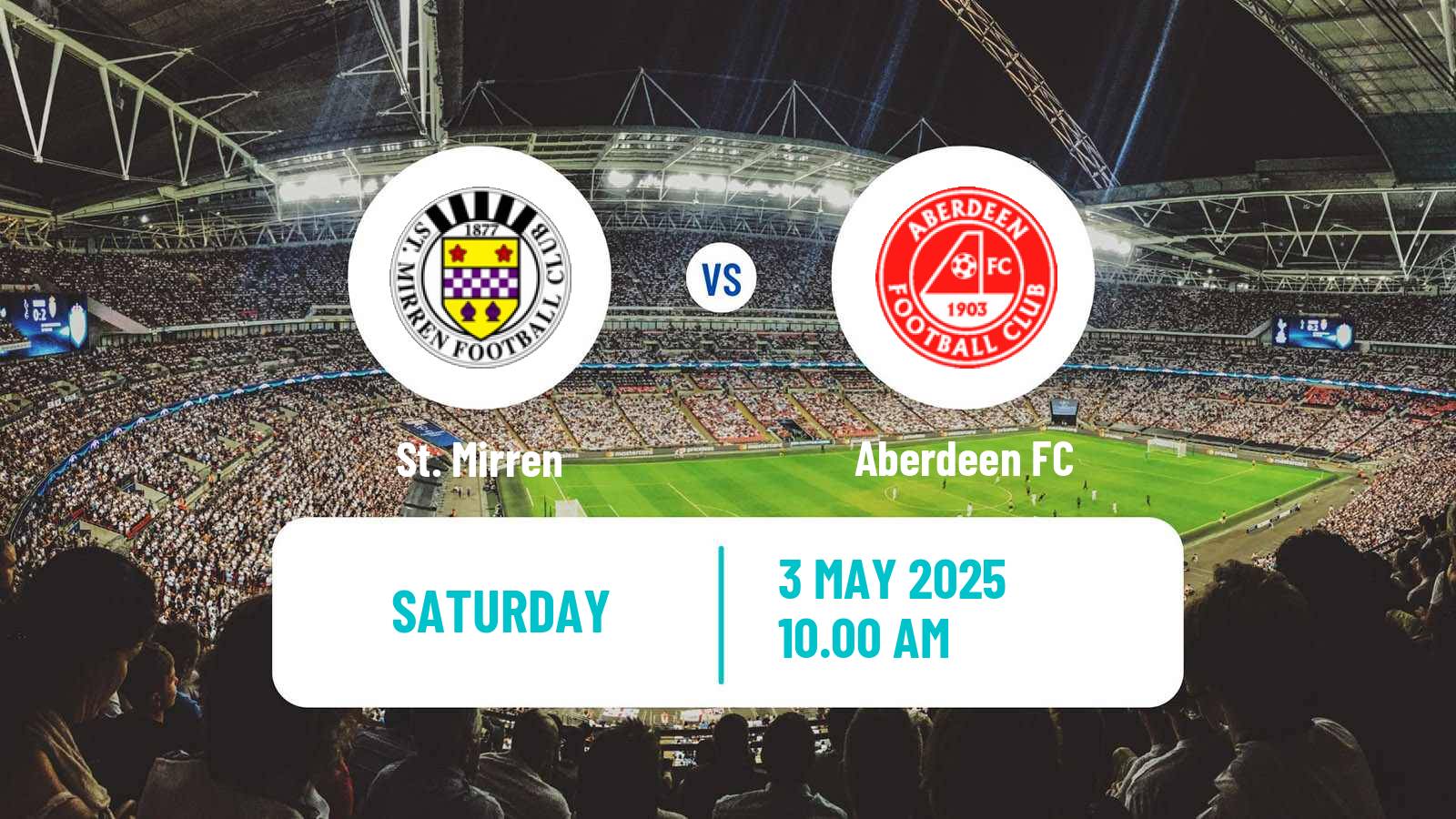 Soccer Scottish Premier League St. Mirren - Aberdeen