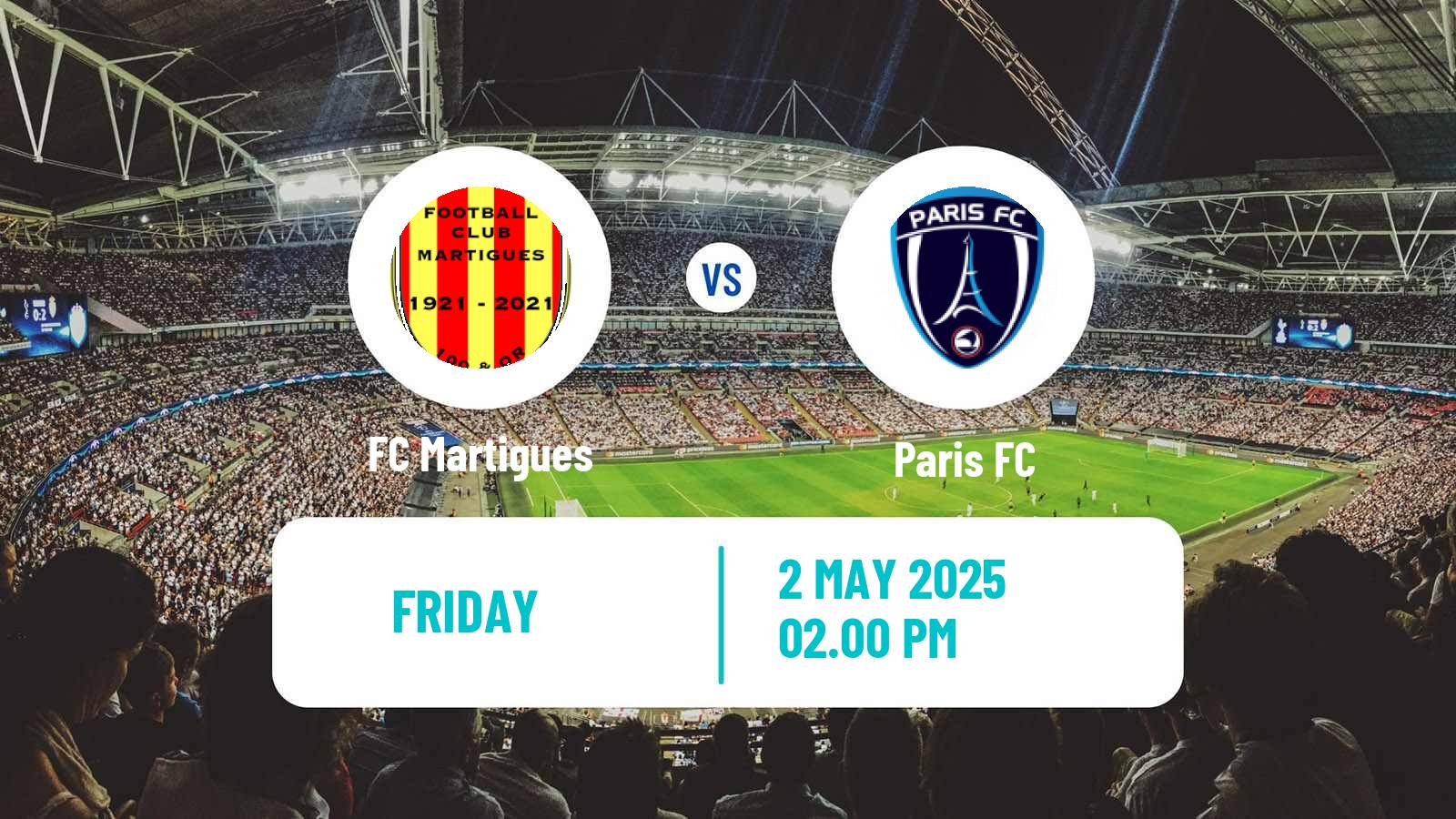 Soccer French Ligue 2 Martigues - Paris FC