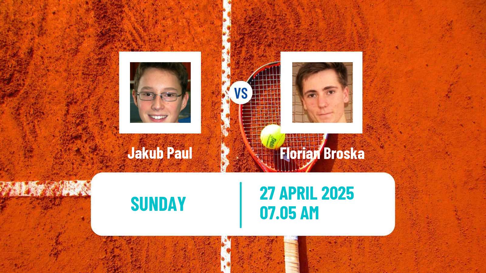 Tennis Mauthausen Challenger Men Jakub Paul - Florian Broska