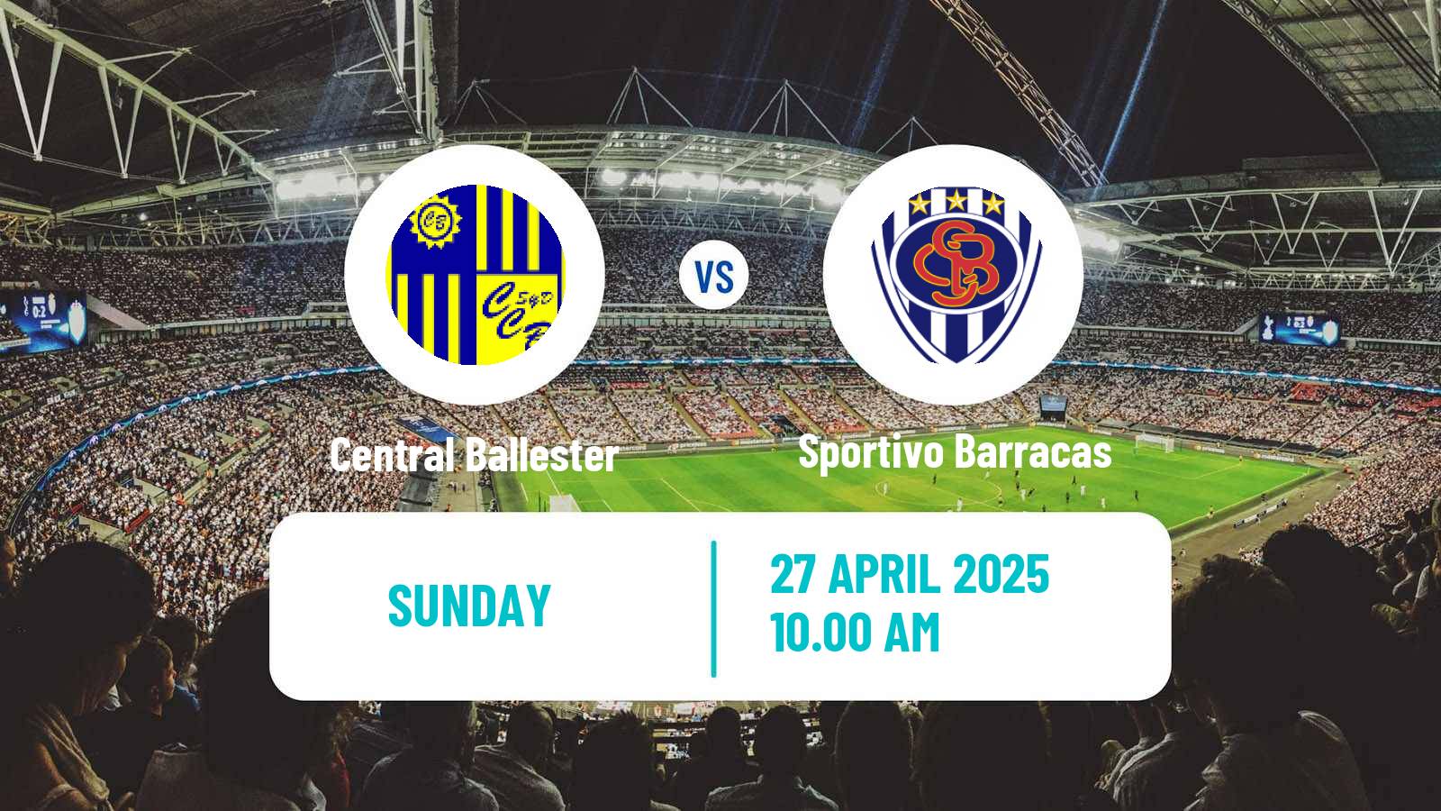 Soccer Argentinian Primera C Central Ballester - Sportivo Barracas