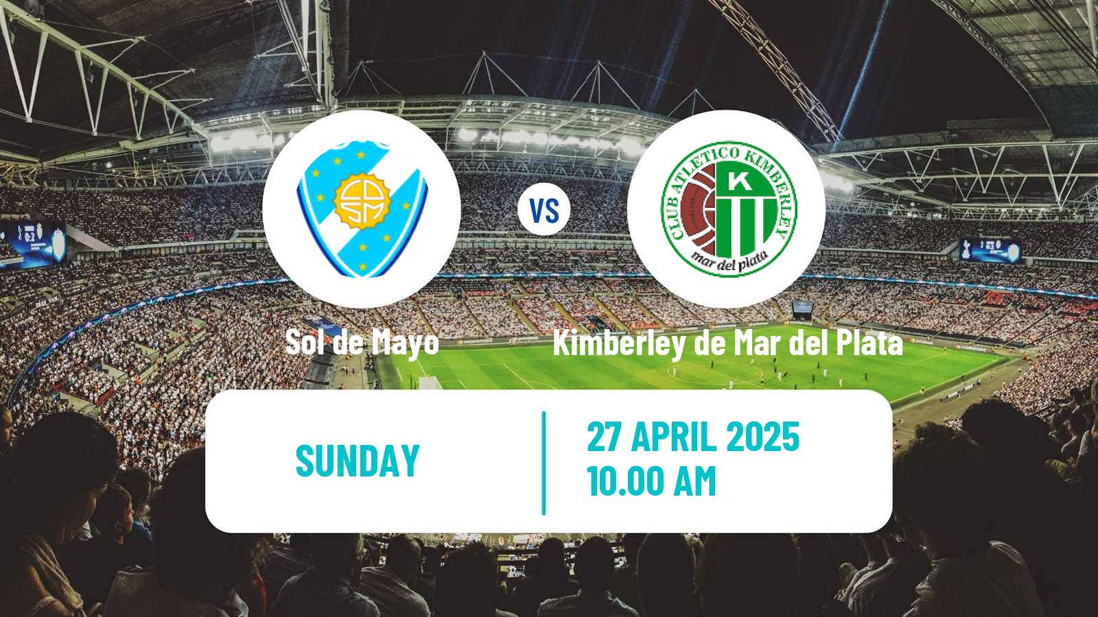 Soccer Argentinian Torneo Federal Sol de Mayo - Kimberley de Mar del Plata
