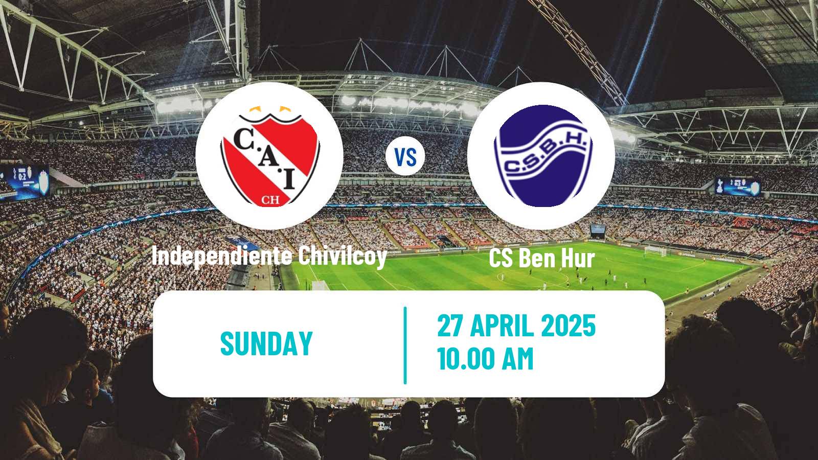 Soccer Argentinian Torneo Federal Independiente Chivilcoy - Ben Hur