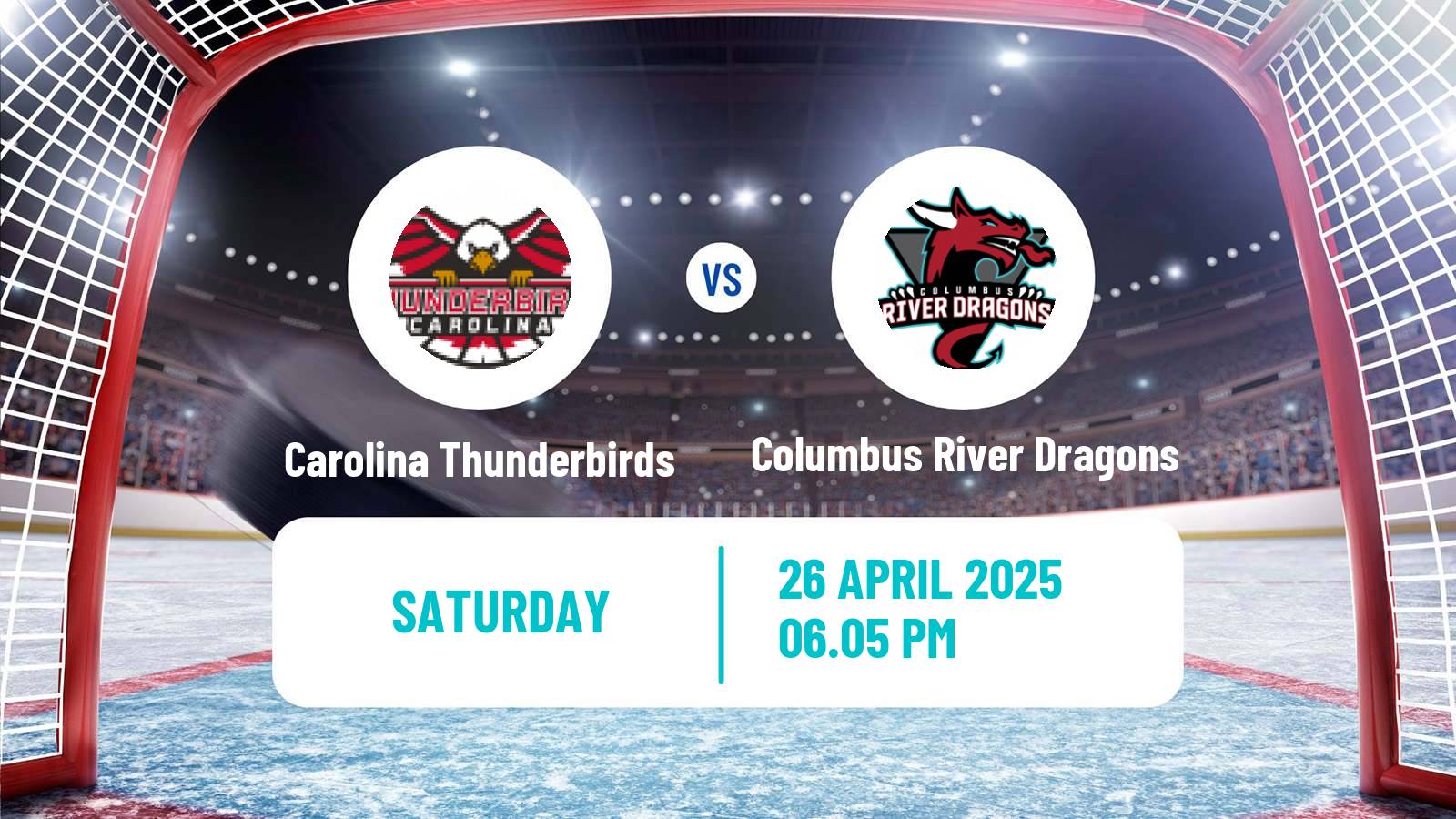 Hockey FPHL Carolina Thunderbirds - Columbus River Dragons