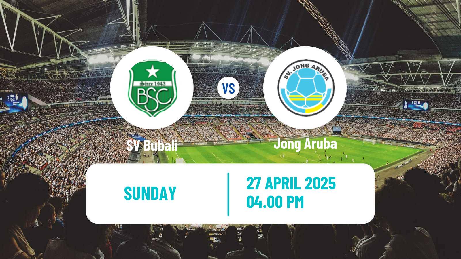Soccer Aruban Division di Honor Bubali - Jong Aruba