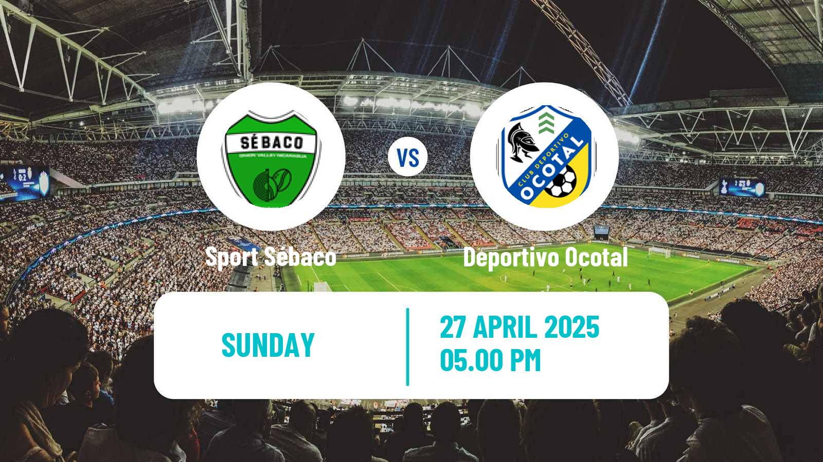 Soccer Nicaraguan Liga Primera Sport Sébaco - Deportivo Ocotal