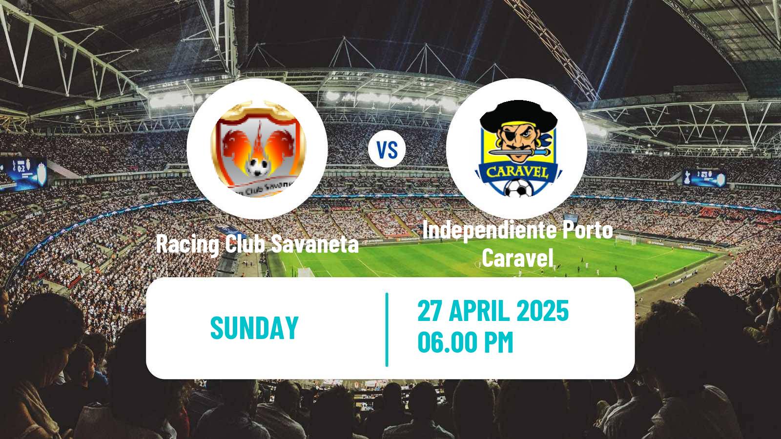 Soccer Aruban Division di Honor Racing Club Savaneta - Independiente Porto Caravel