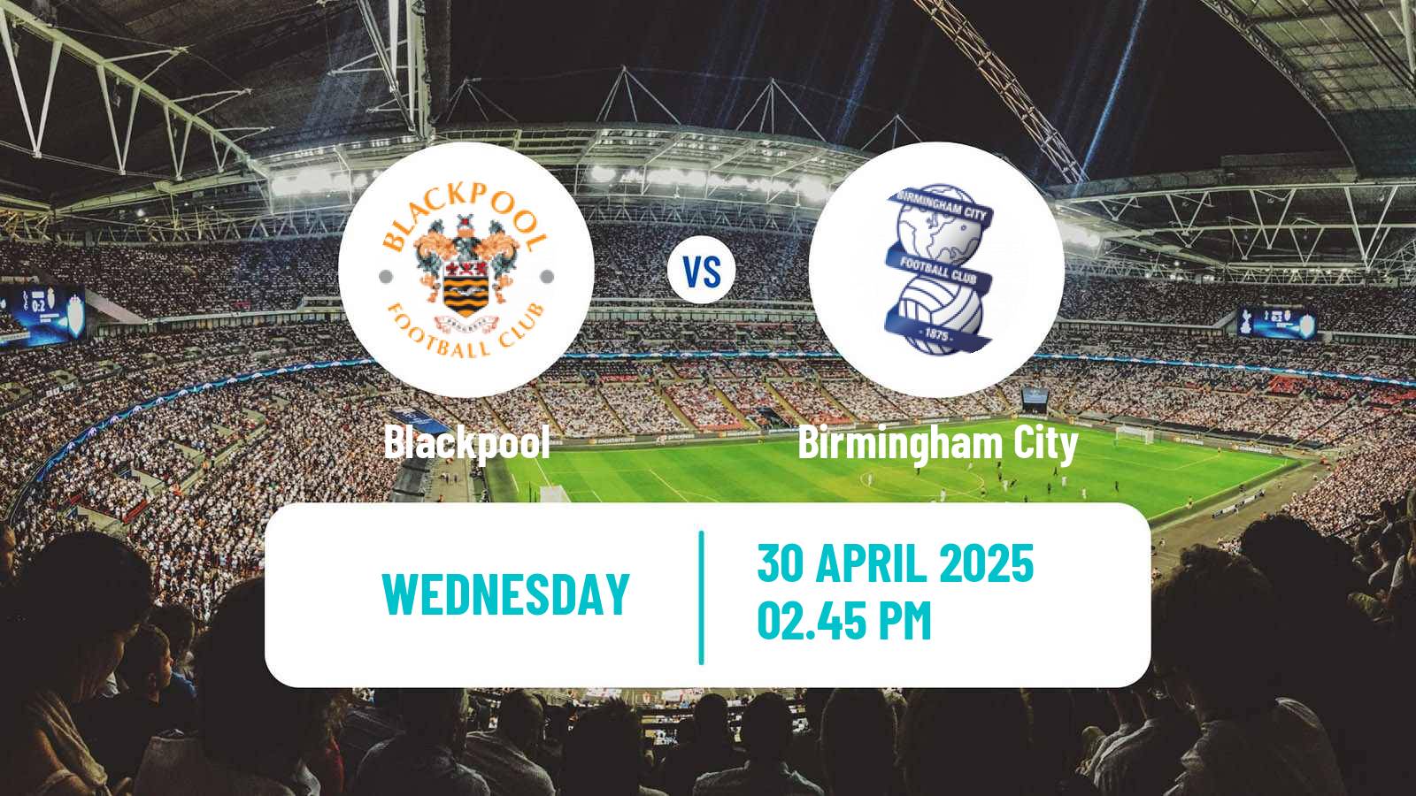 Soccer English League One Blackpool - Birmingham City
