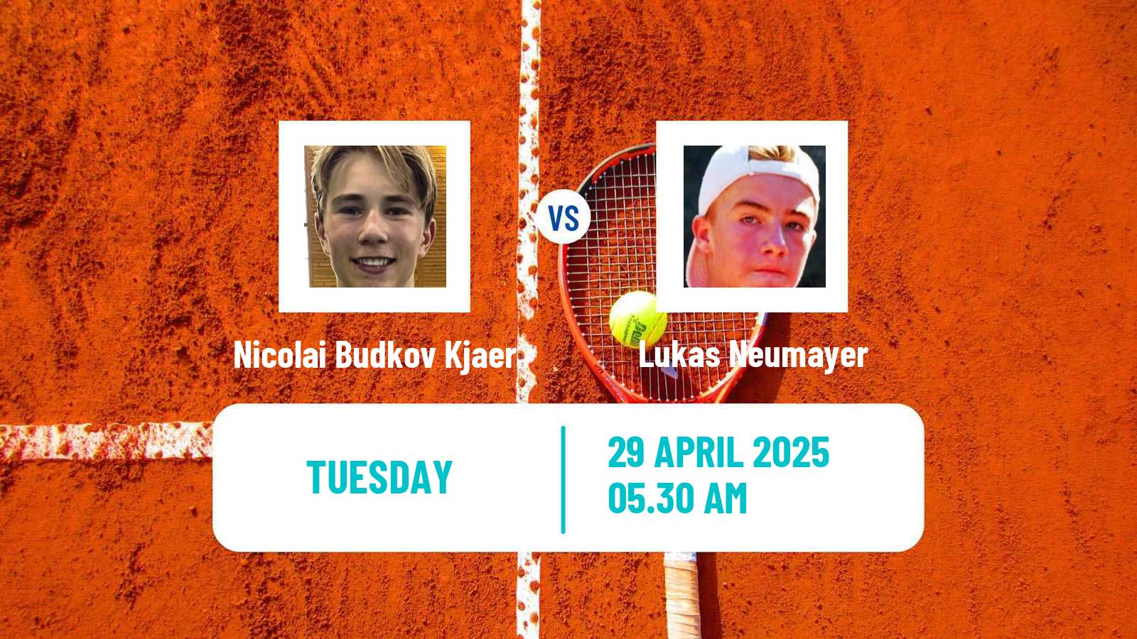 Tennis Mauthausen Challenger Men Nicolai Budkov Kjaer - Lukas Neumayer