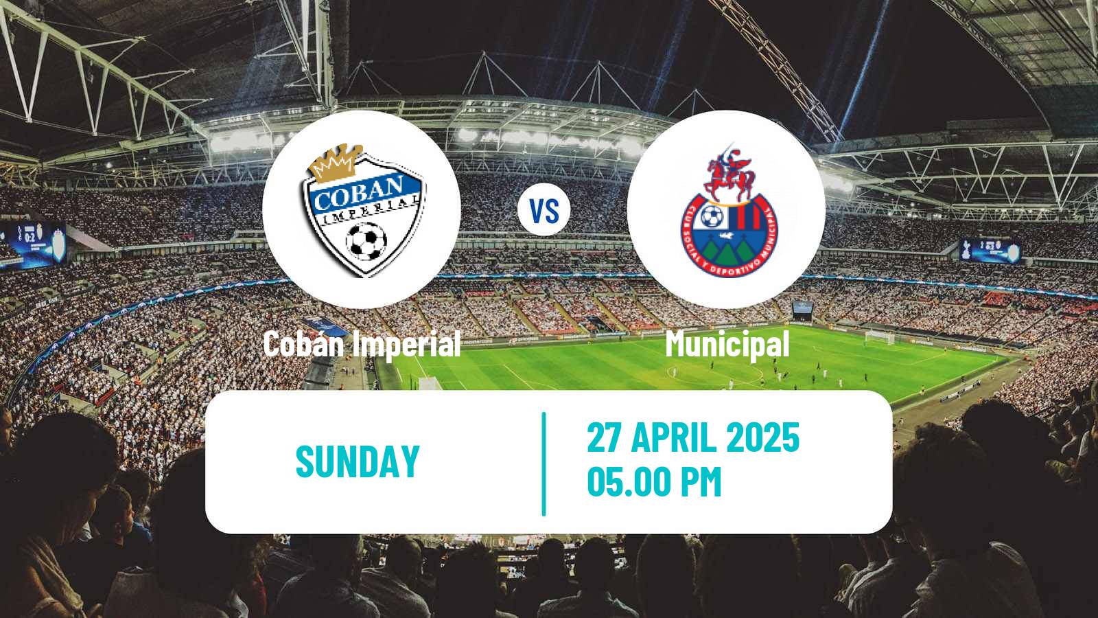 Soccer Guatemala Liga Nacional Cobán Imperial - Municipal