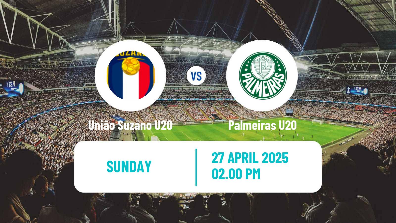 Soccer Brazilian Paulista U20 União Suzano U20 - Palmeiras U20