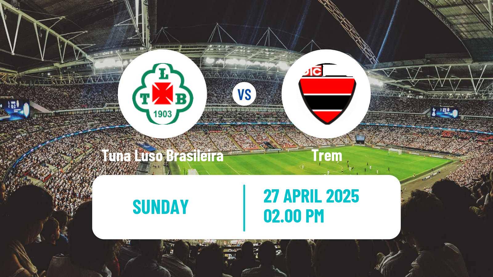 Soccer Brazilian Serie D Tuna Luso Brasileira - Trem