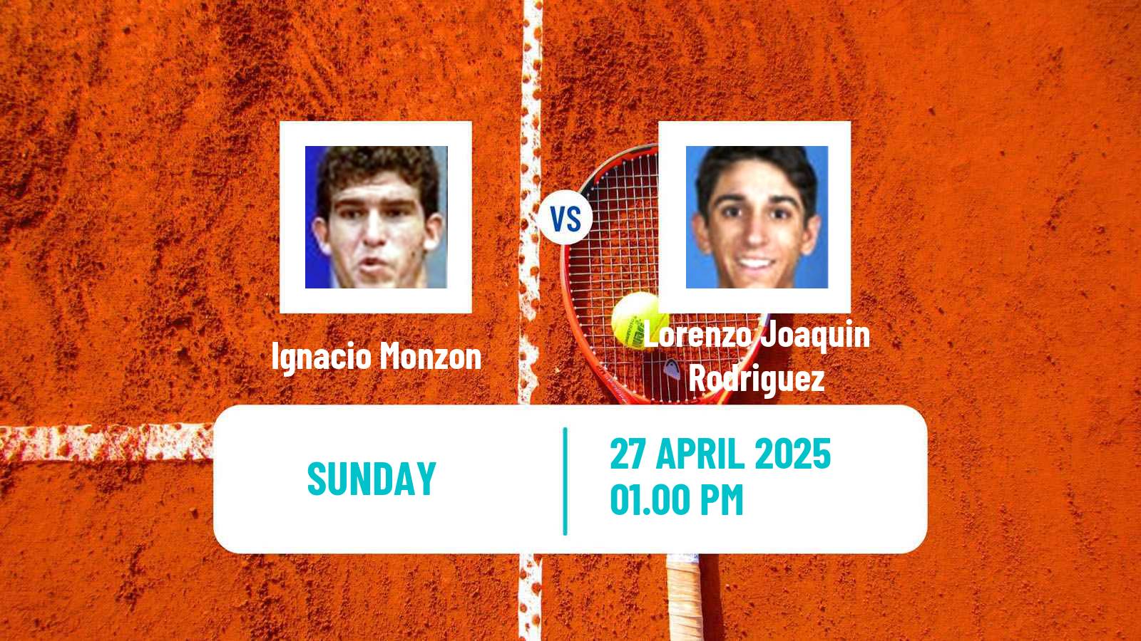 Tennis Porto Alegre Challenger Men 2025 Ignacio Monzon - Lorenzo Joaquin Rodriguez