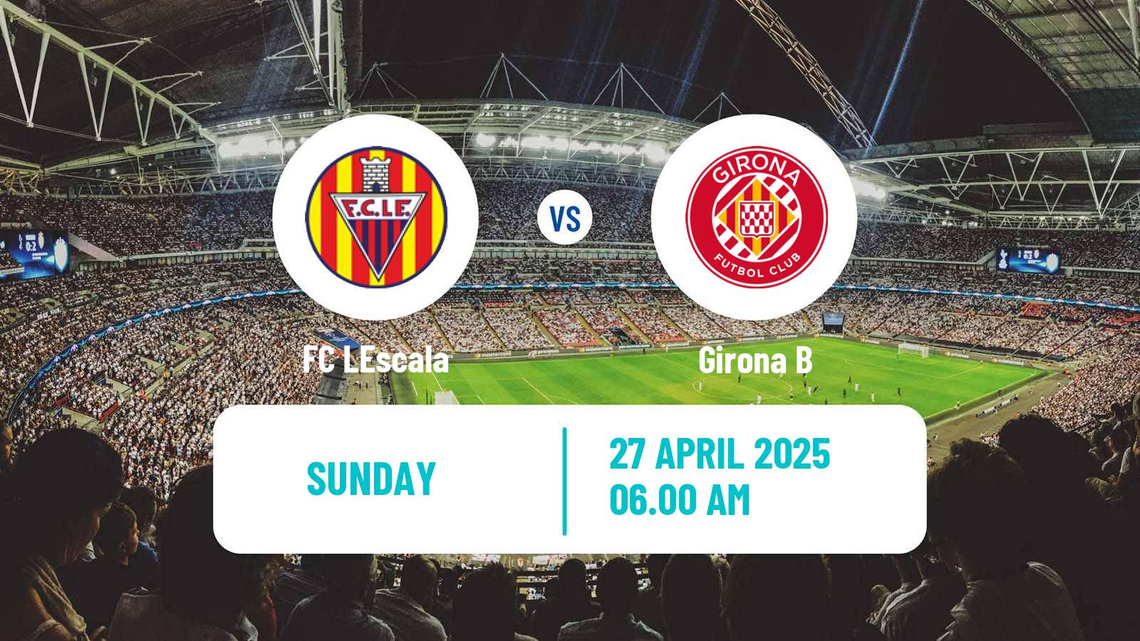Soccer Spanish Tercera RFEF - Group 5 LEscala - Girona B