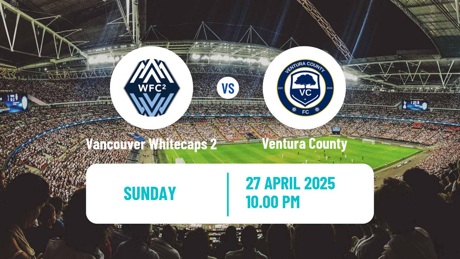Soccer MLS Next Pro Vancouver Whitecaps 2 - Ventura County
