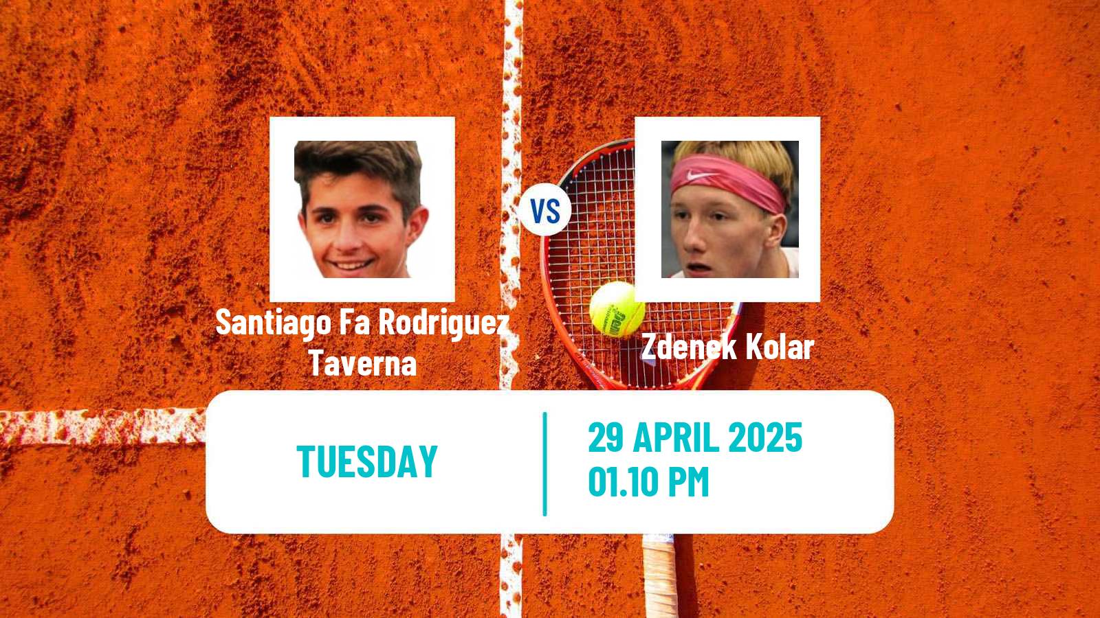 Tennis Porto Alegre Challenger Men Santiago Fa Rodriguez Taverna - Zdenek Kolar