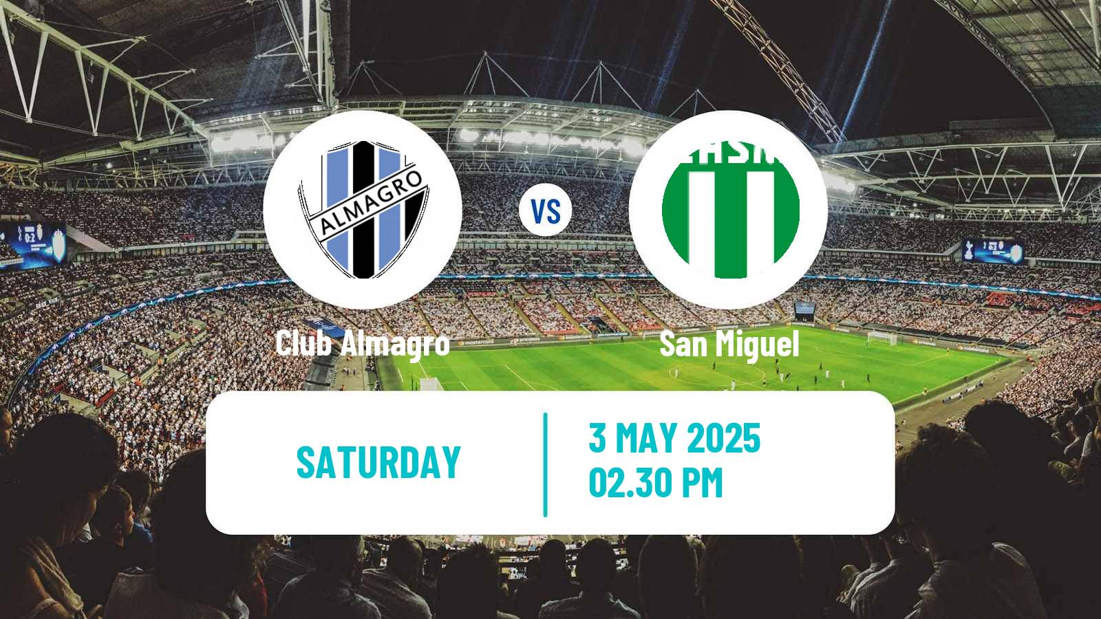 Soccer Argentinian Primera Nacional Club Almagro - San Miguel