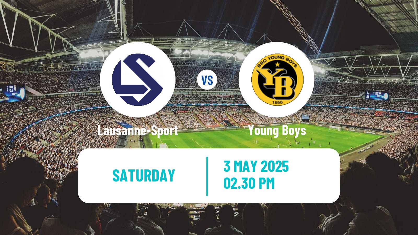 Soccer Swiss Super League Lausanne-Sport - Young Boys