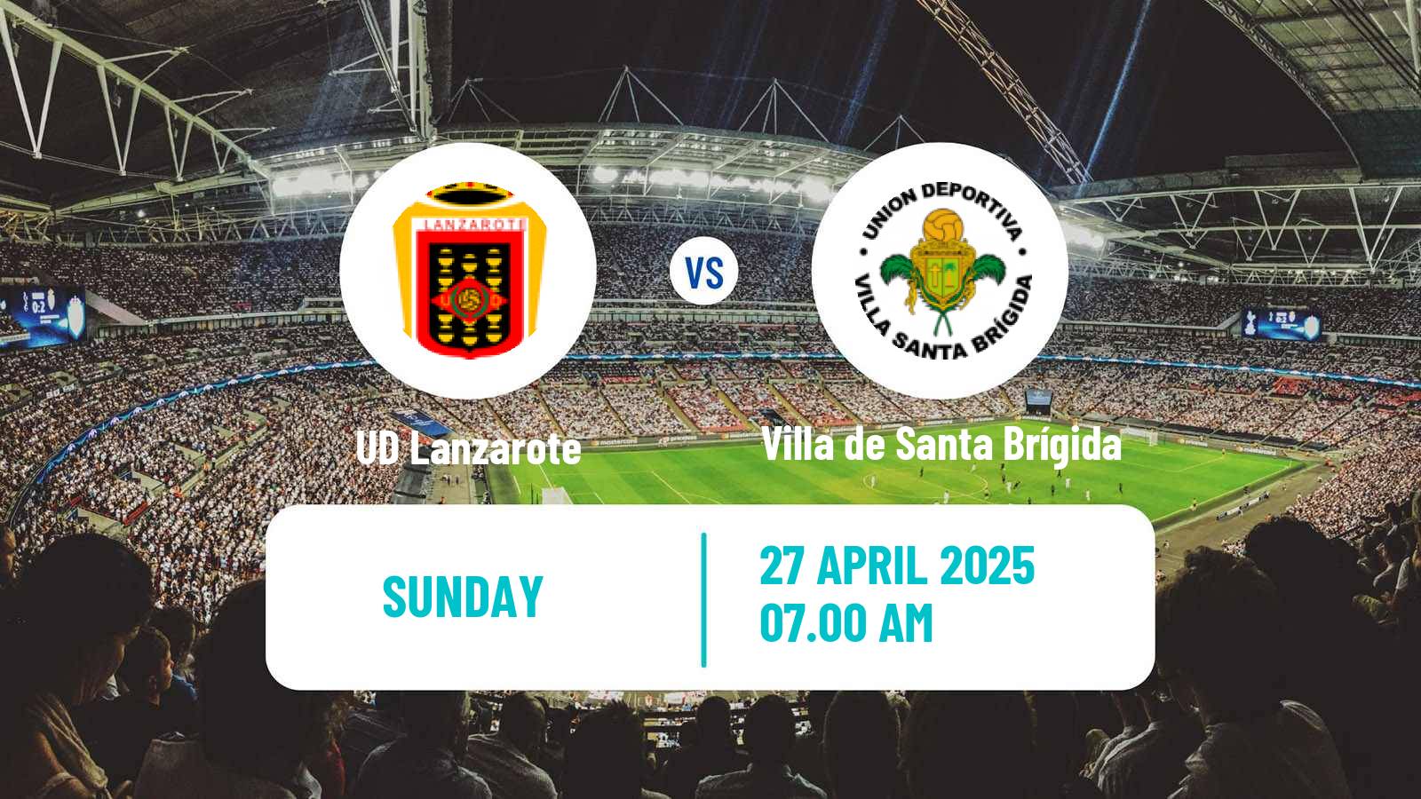 Soccer Spanish Tercera RFEF - Group 12 Lanzarote - Villa de Santa Brígida