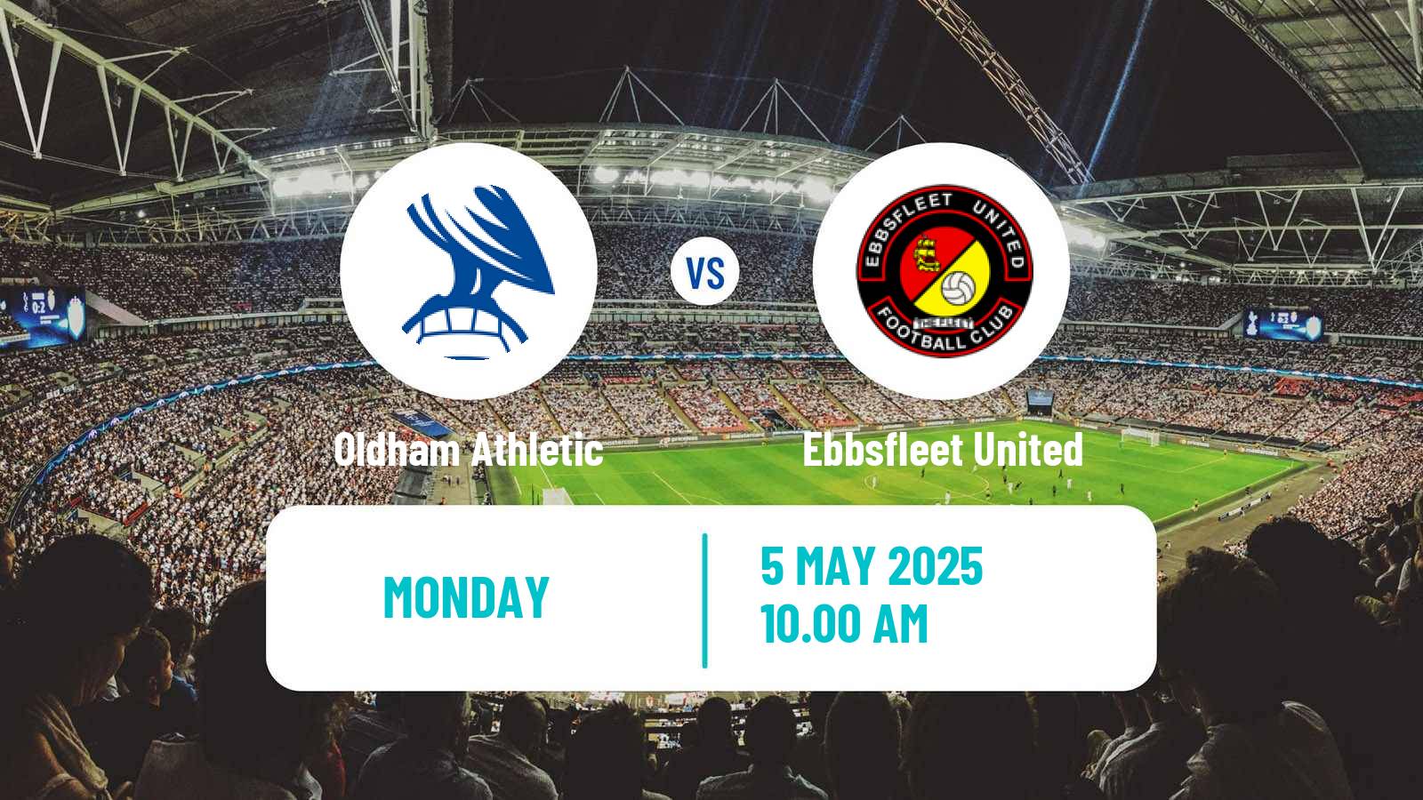 Soccer English National League Oldham Athletic - Ebbsfleet United