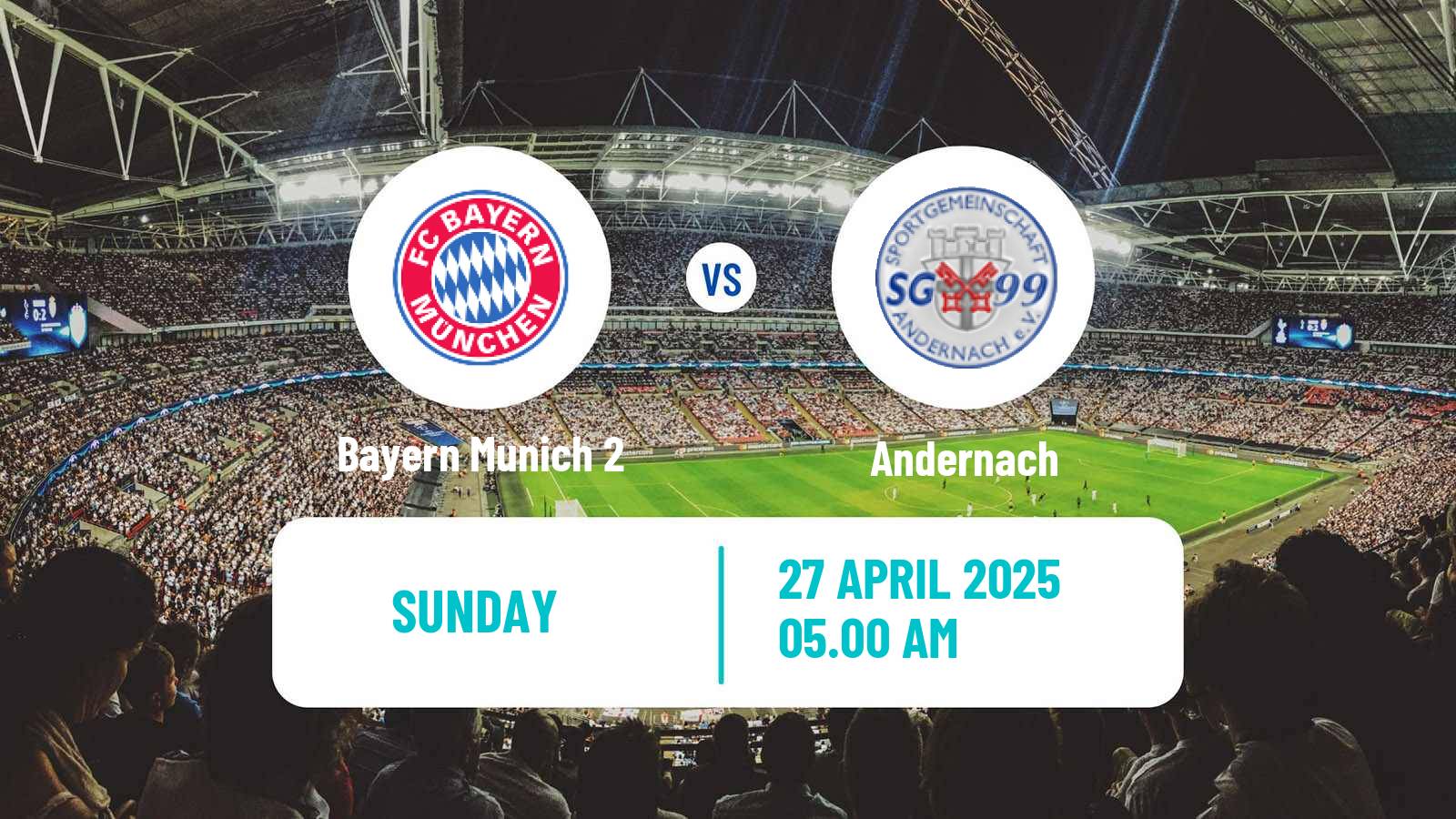 Soccer German 2 Bundesliga Women Bayern Munich 2 - Andernach