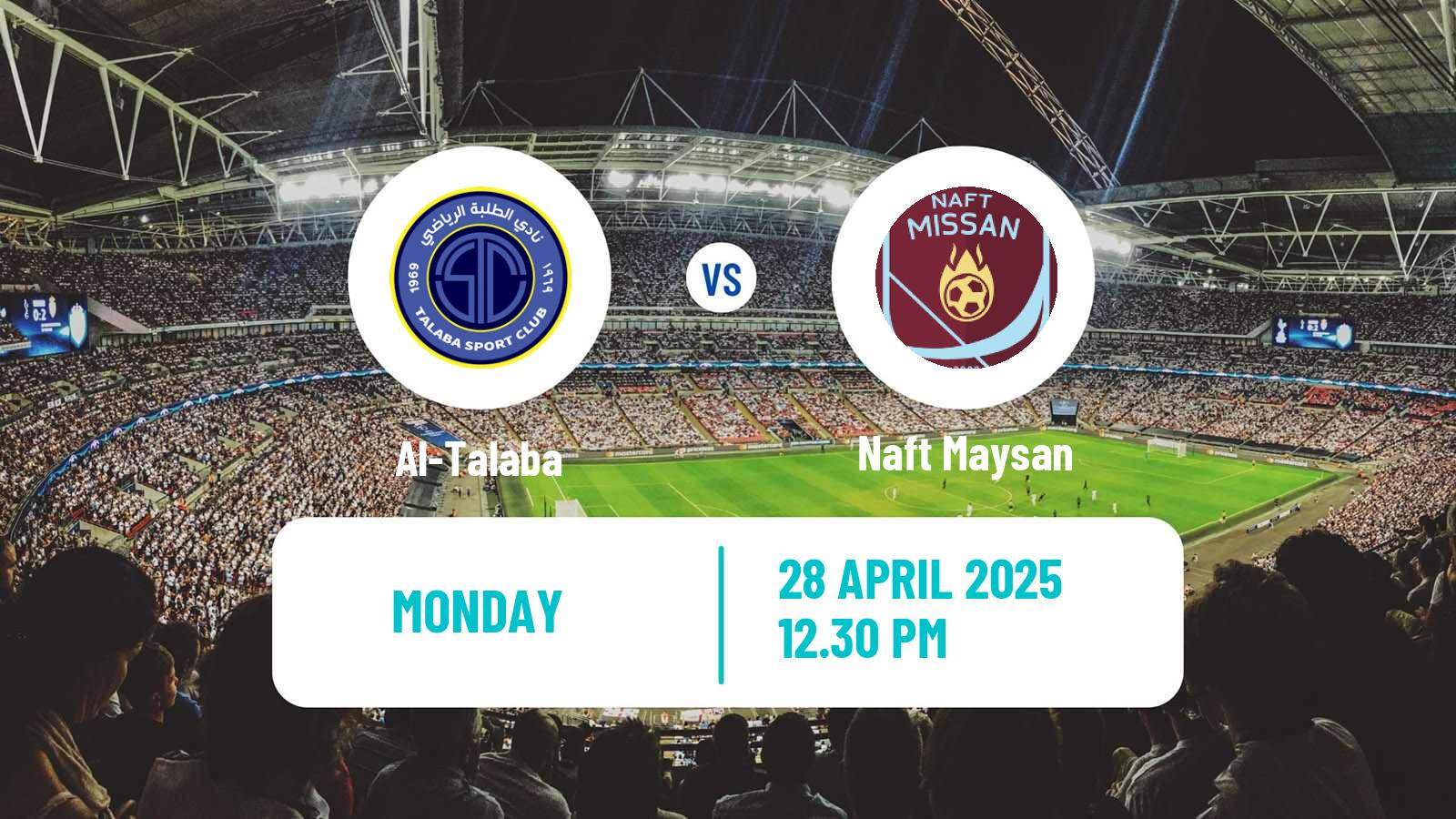 Soccer Iraqi Premier League Al-Talaba - Naft Maysan
