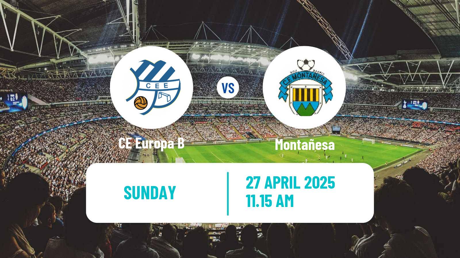 Soccer Spanish Tercera RFEF - Group 5 CE Europa B - Montañesa