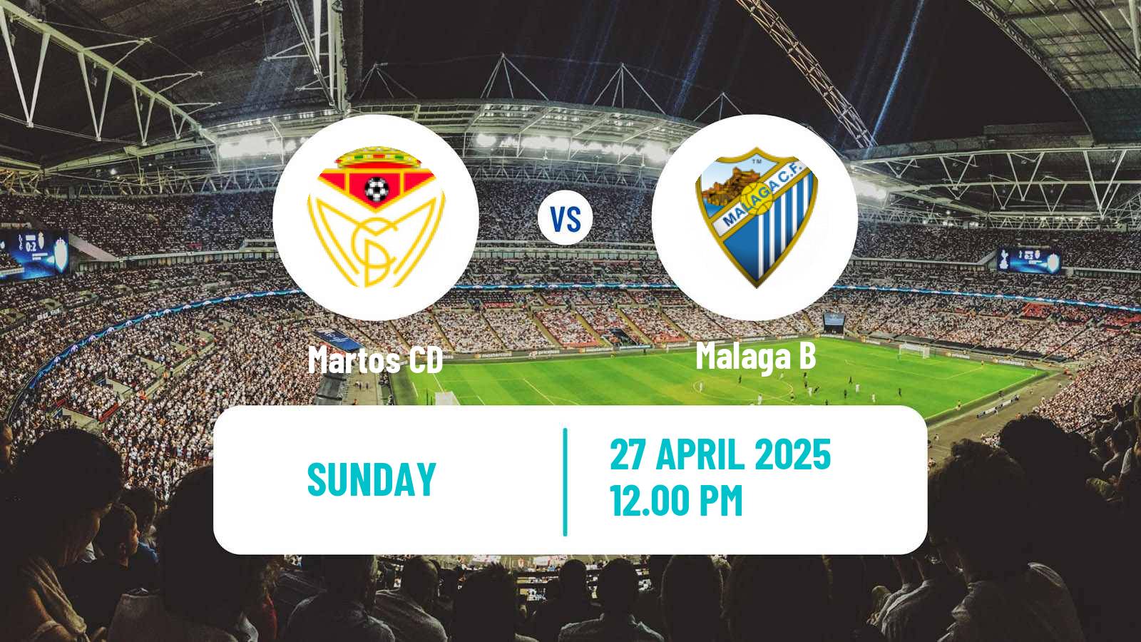 Soccer Spanish Tercera RFEF - Group 9 Martos - Malaga B
