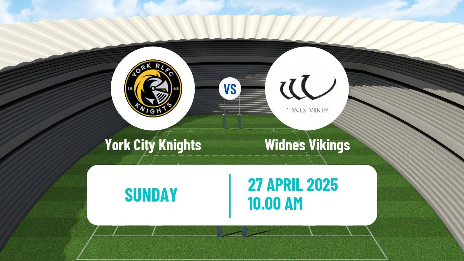 Rugby league English Championship Rugby League York City Knights - Widnes Vikings