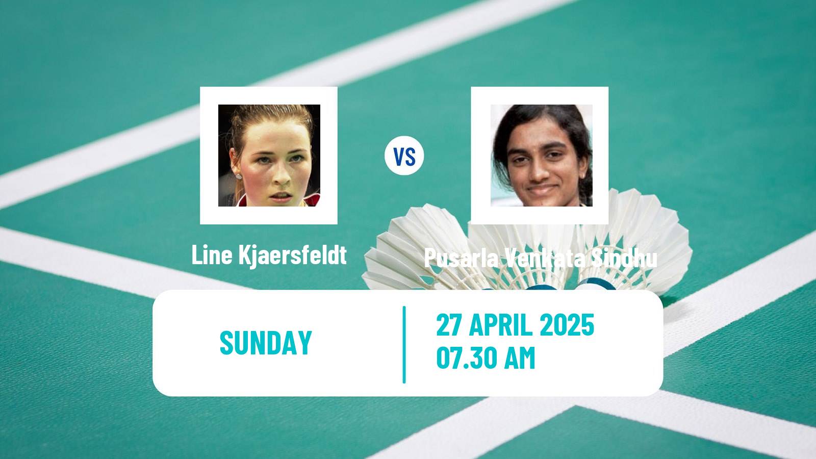 Badminton BWF Sudirman Cup Women Line Kjaersfeldt - Pusarla Venkata Sindhu