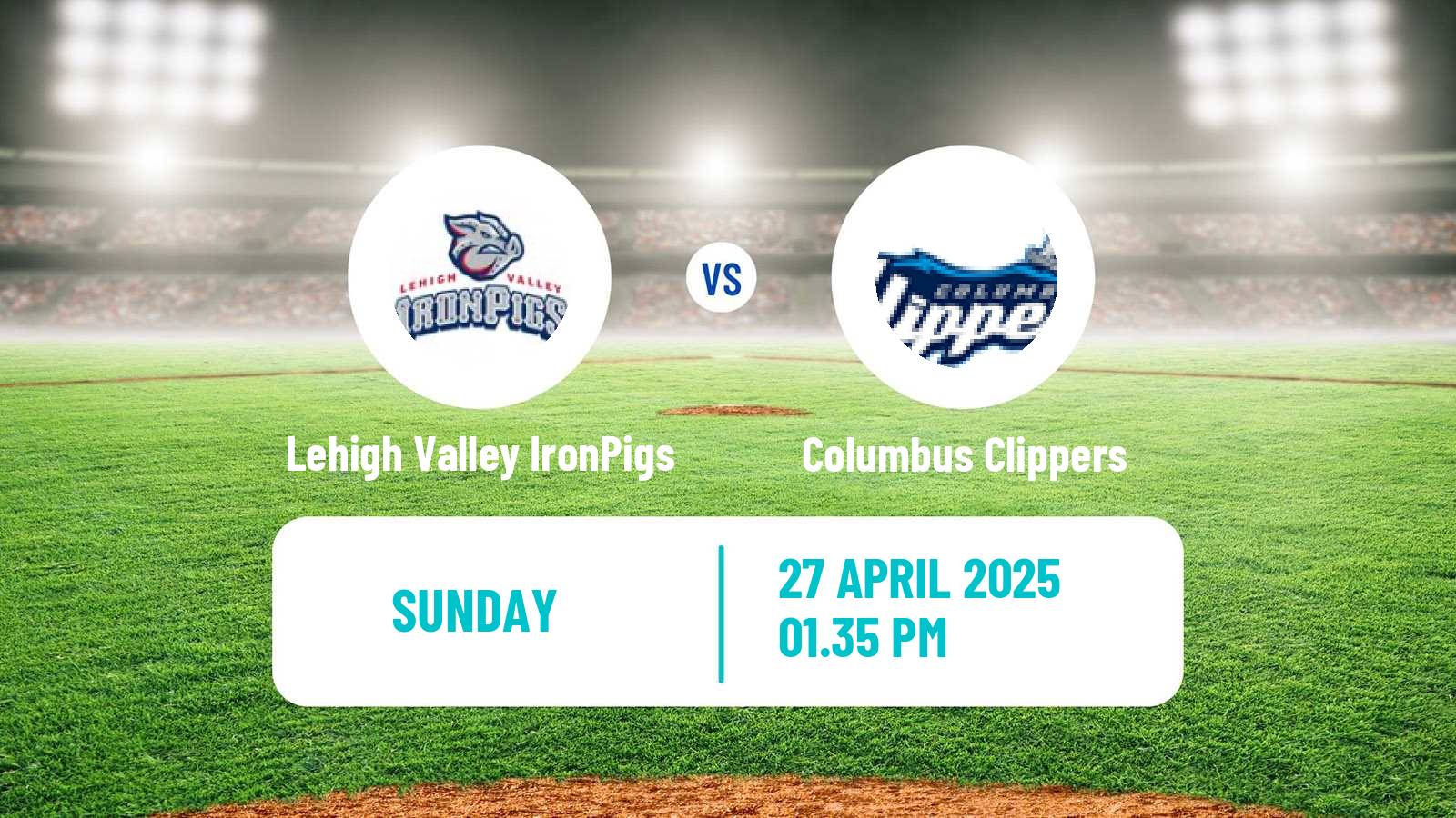 Baseball IL Lehigh Valley IronPigs - Columbus Clippers