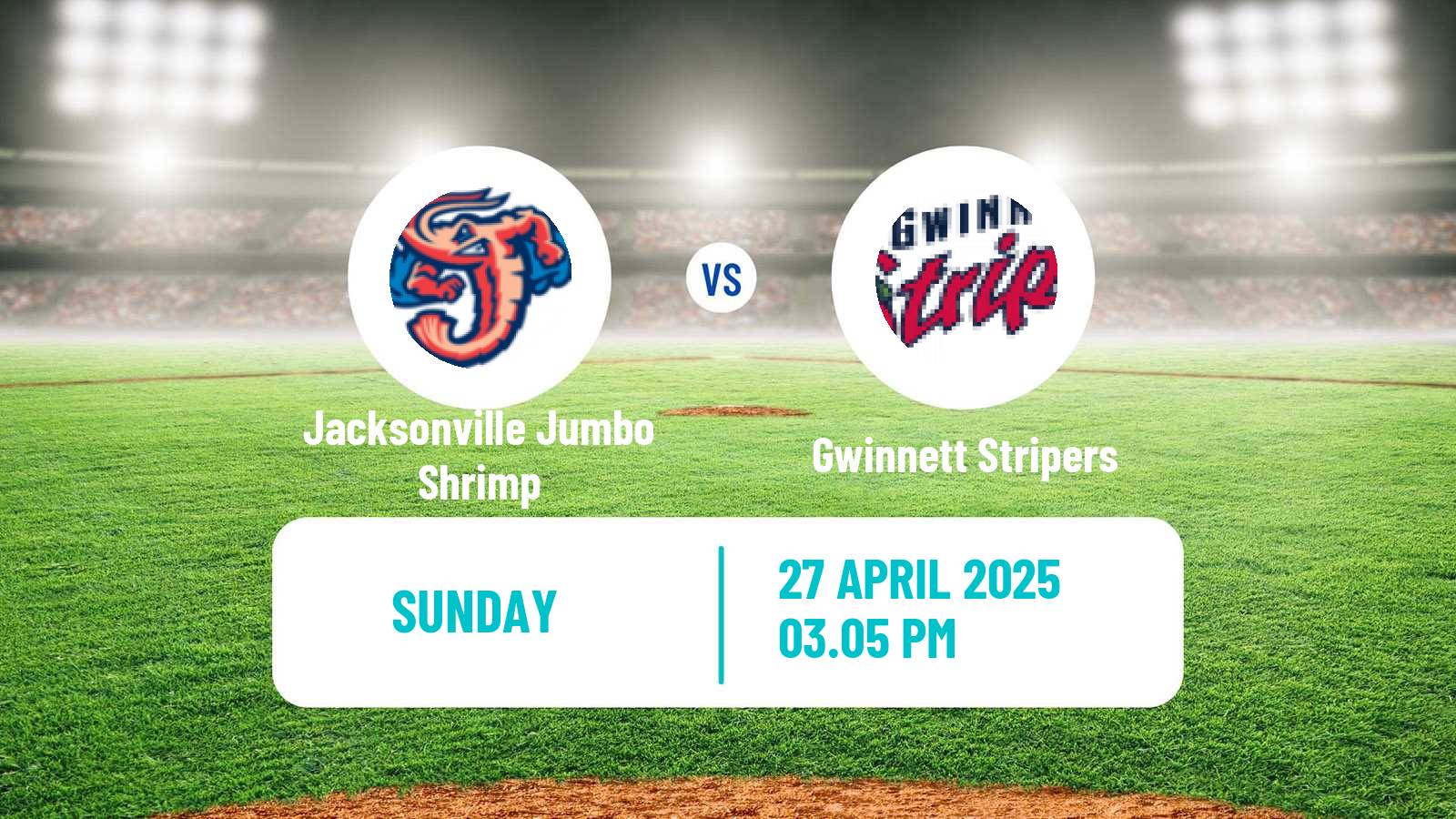 Baseball IL Jacksonville Jumbo Shrimp - Gwinnett Stripers