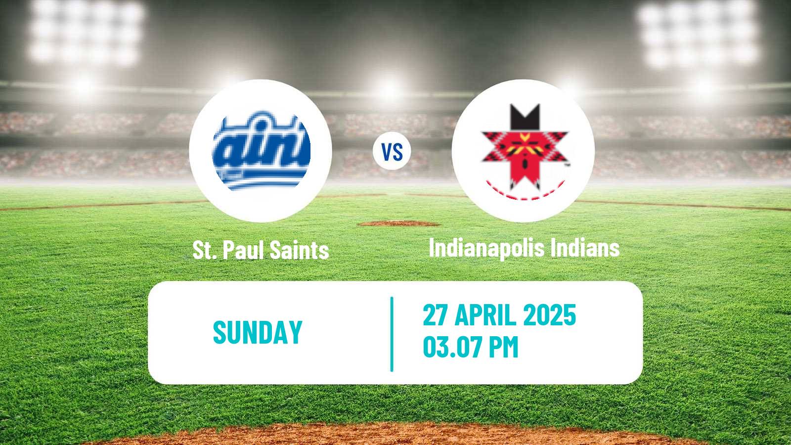Baseball IL St. Paul Saints - Indianapolis Indians