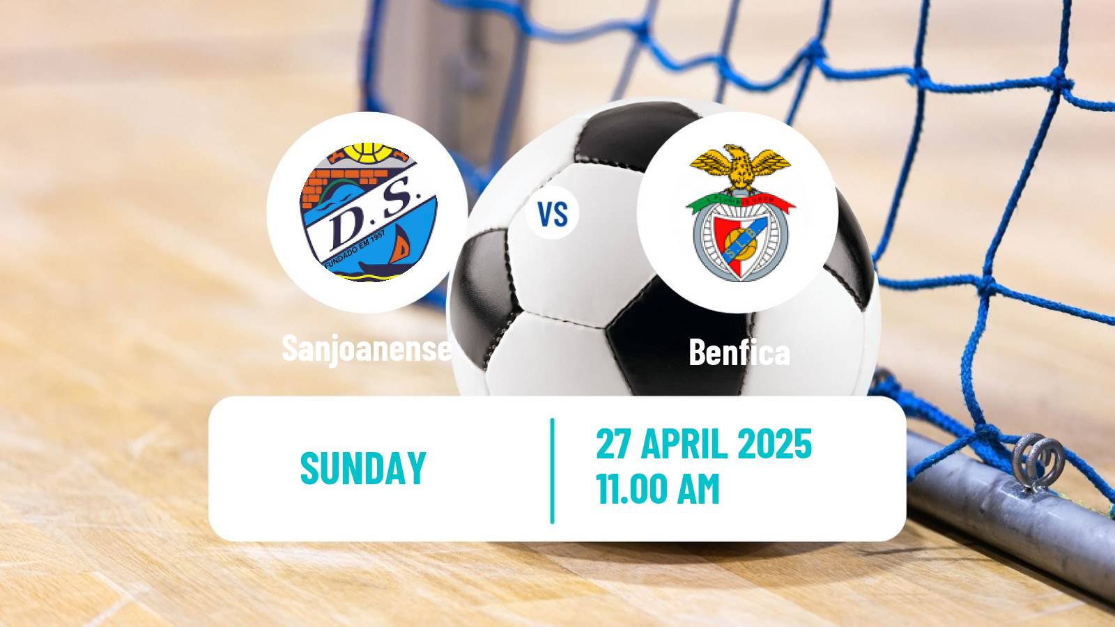 Futsal Portuguese 1ª divisão Futsal Sanjoanense - Benfica