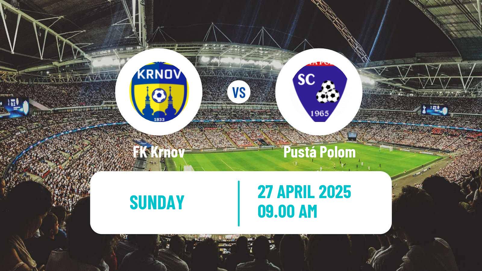 Soccer Czech Division F Krnov - Pustá Polom
