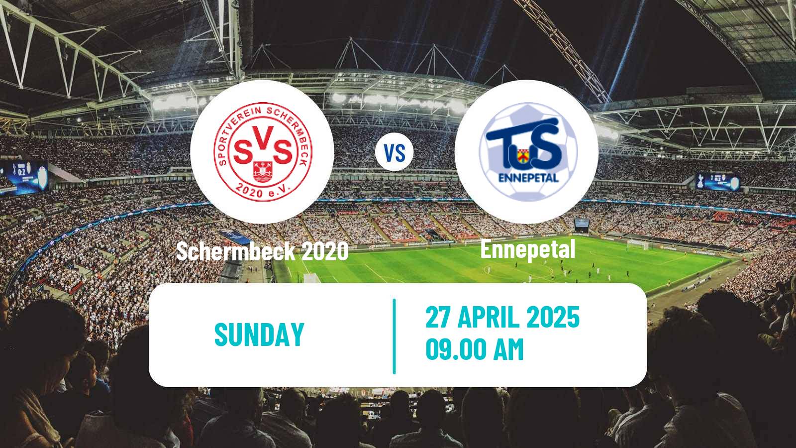 Soccer German Oberliga Westfalen Schermbeck 2020 - Ennepetal