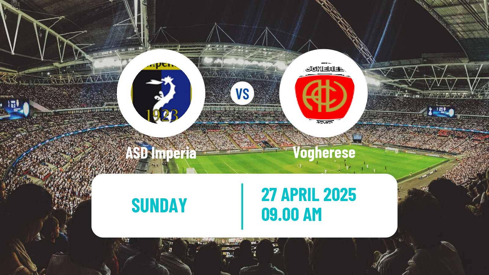 Soccer Italian Serie D - Group A Imperia - Vogherese
