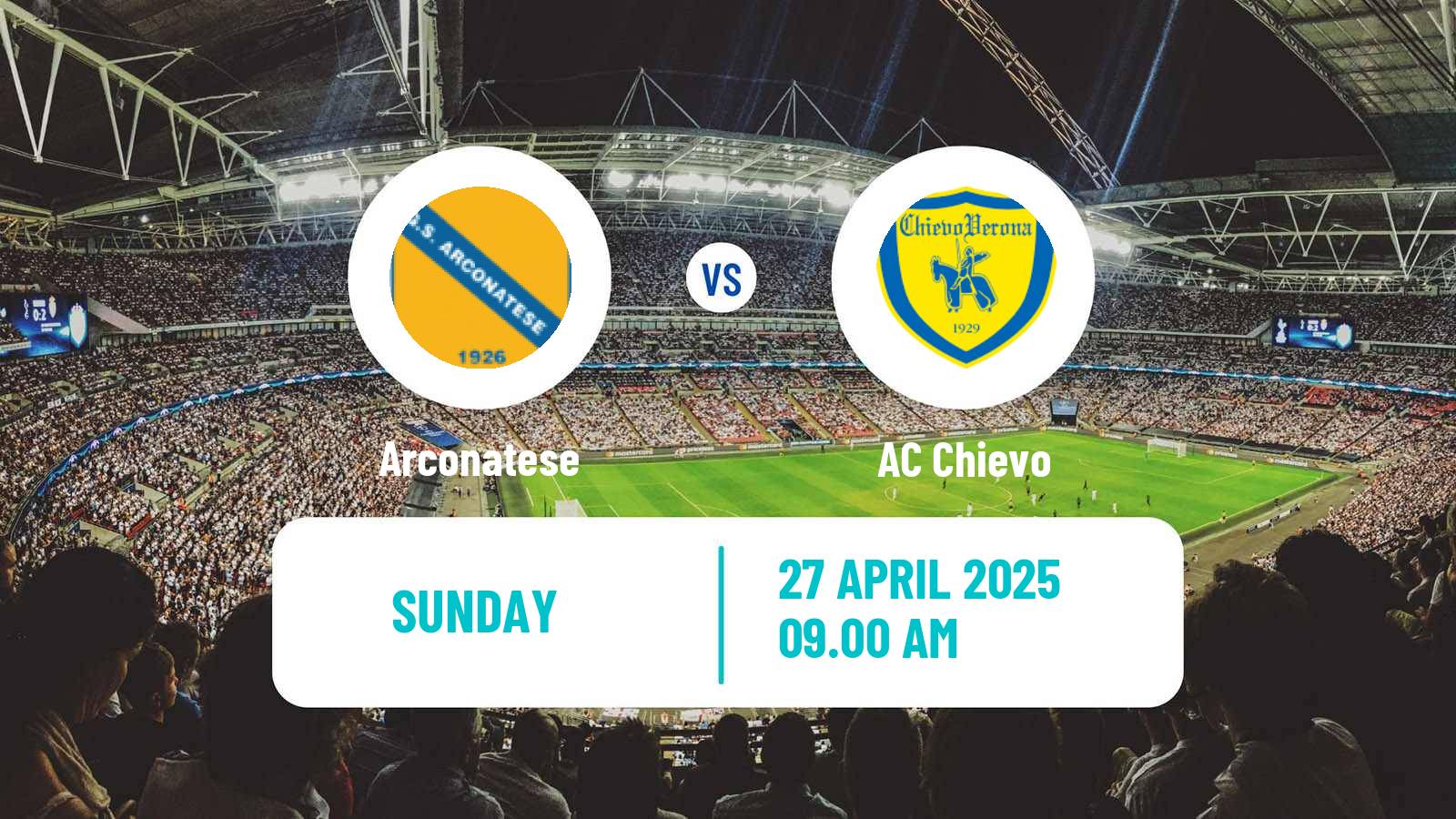 Soccer Italian Serie D - Group B Arconatese - Chievo