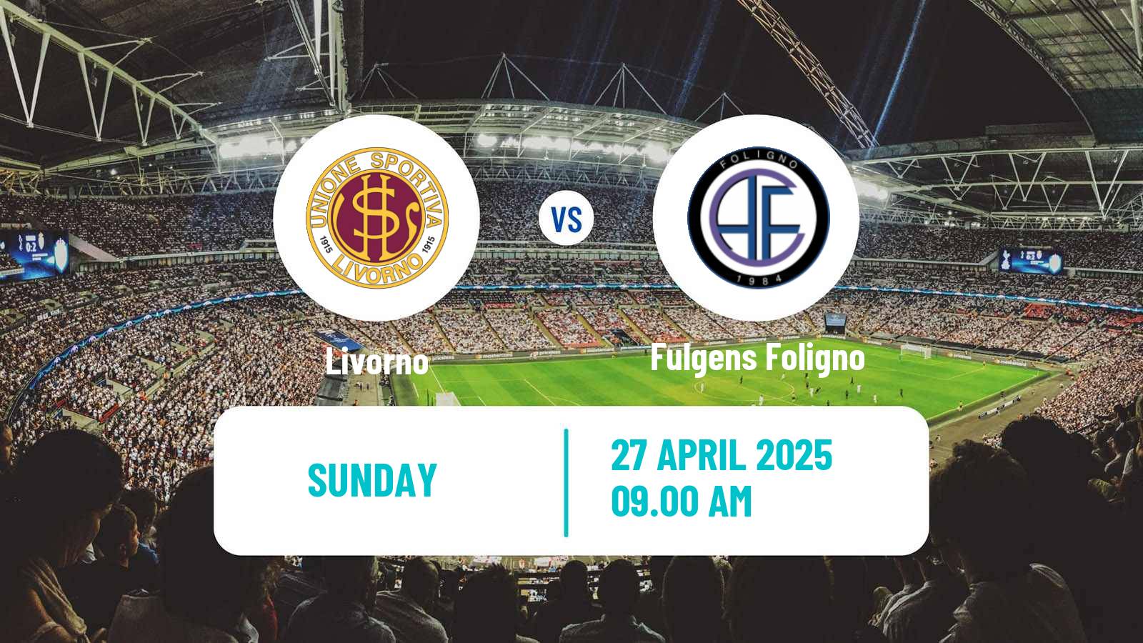 Soccer Italian Serie D - Group E Livorno - Fulgens Foligno