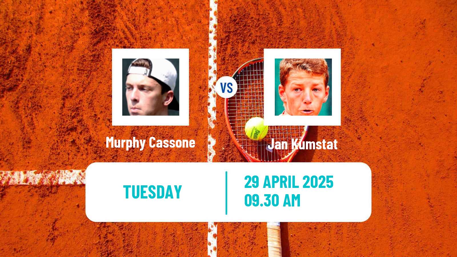 Tennis Ostrava Challenger Men Murphy Cassone - Jan Kumstat