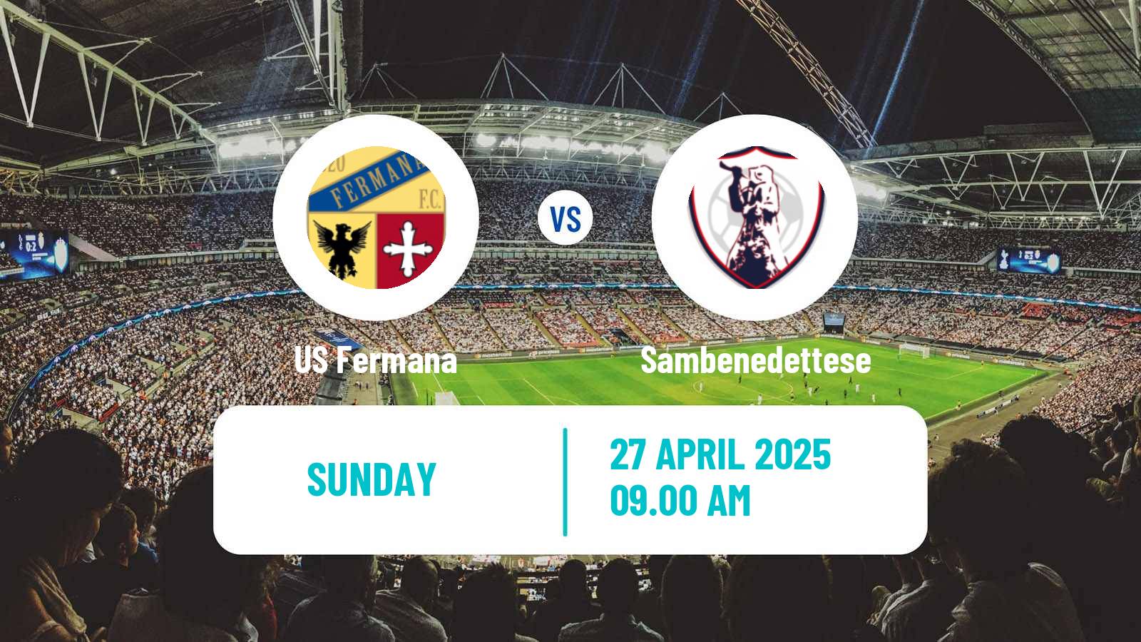 Soccer Italian Serie D - Group F Fermana - Sambenedettese