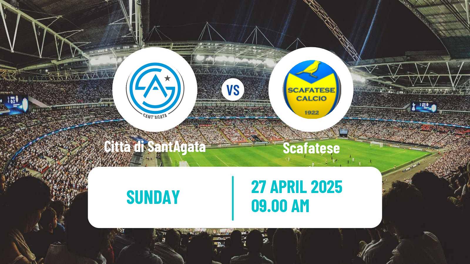 Soccer Italian Serie D - Group I Città di SantAgata - Scafatese