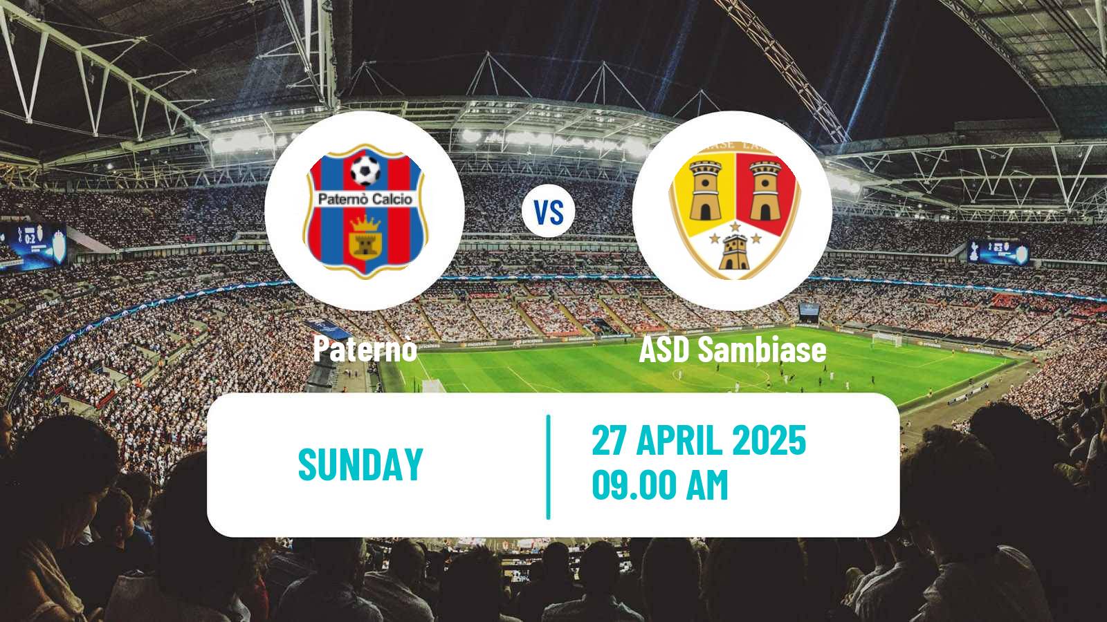 Soccer Italian Serie D - Group I Paternò - Sambiase