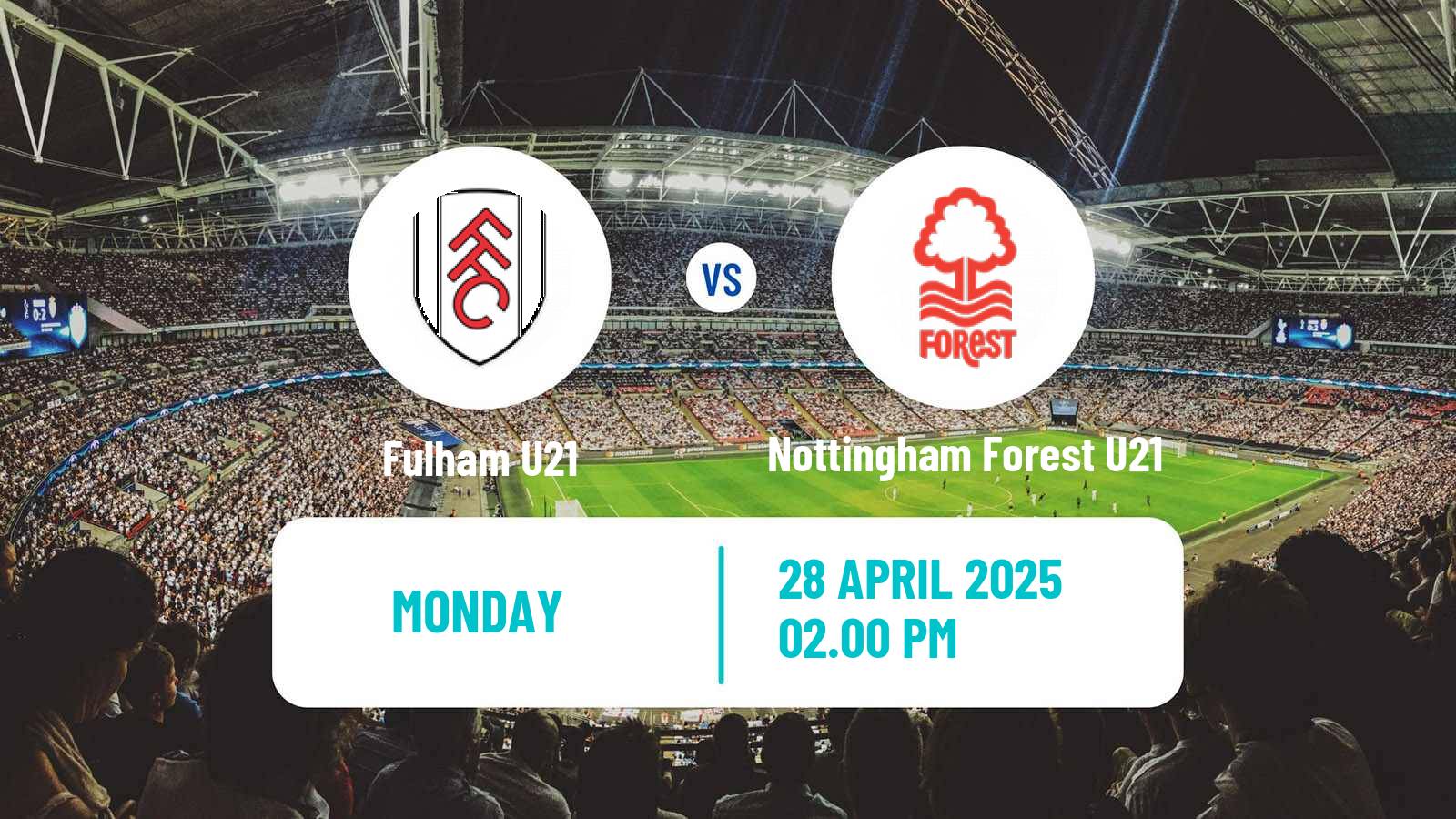 Soccer English Premier League 2 Fulham U21 - Nottingham Forest U21