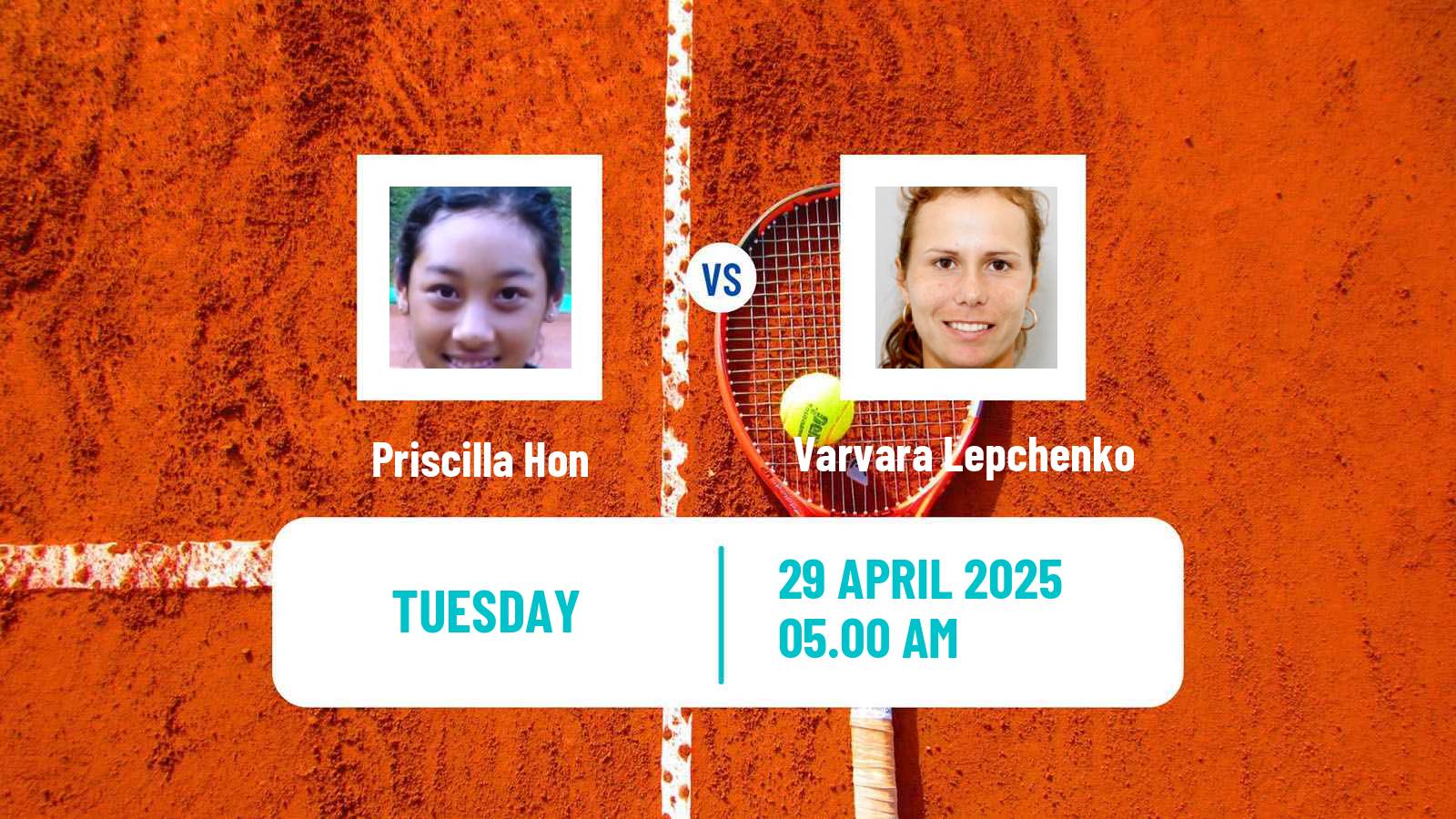 Tennis Saint Malo Challenger Women Priscilla Hon - Varvara Lepchenko