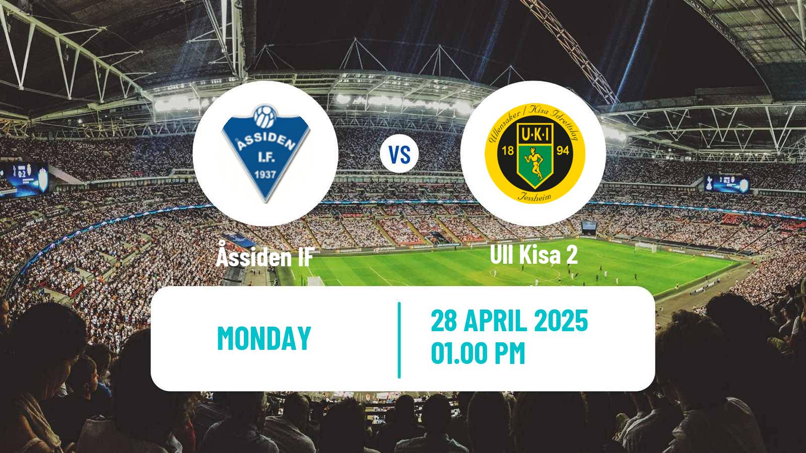 Soccer Norwegian Division 3 - Group 3 Åssiden - Ull Kisa 2
