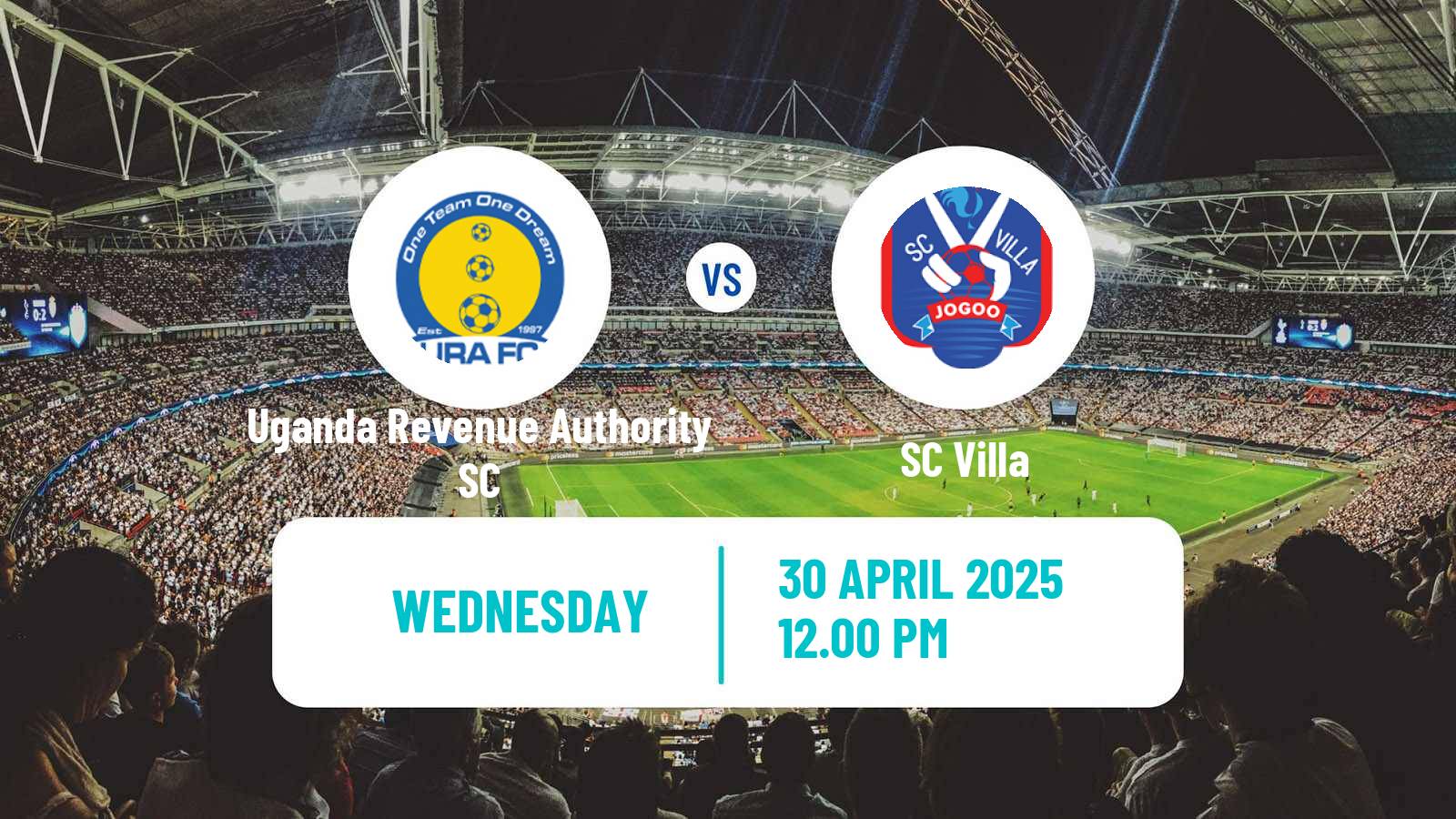 Soccer Ugandan Super League Uganda Revenue Authority SC - Villa