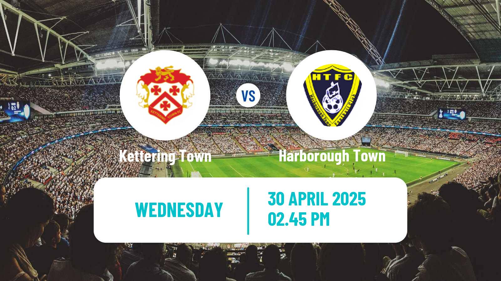 Soccer English Southern League Central Division Kettering Town - Harborough Town