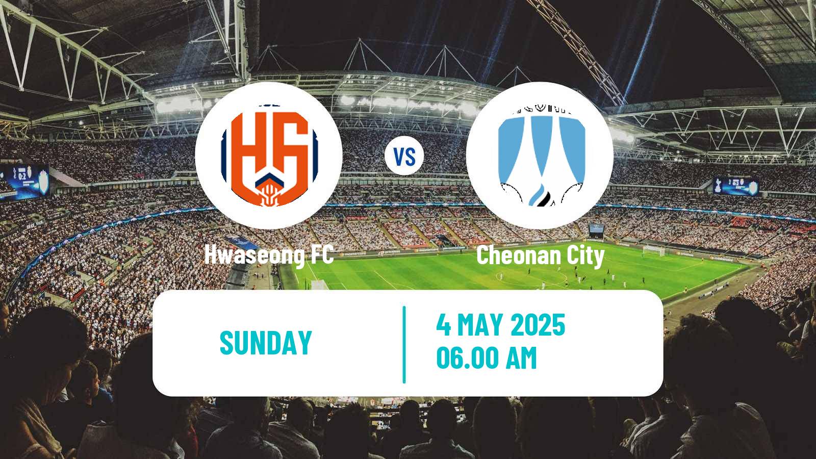 Soccer South Korean K-League 2 Hwaseong - Cheonan City