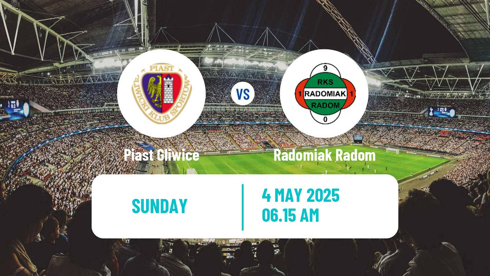 Soccer Polish Ekstraklasa Piast Gliwice - Radomiak Radom